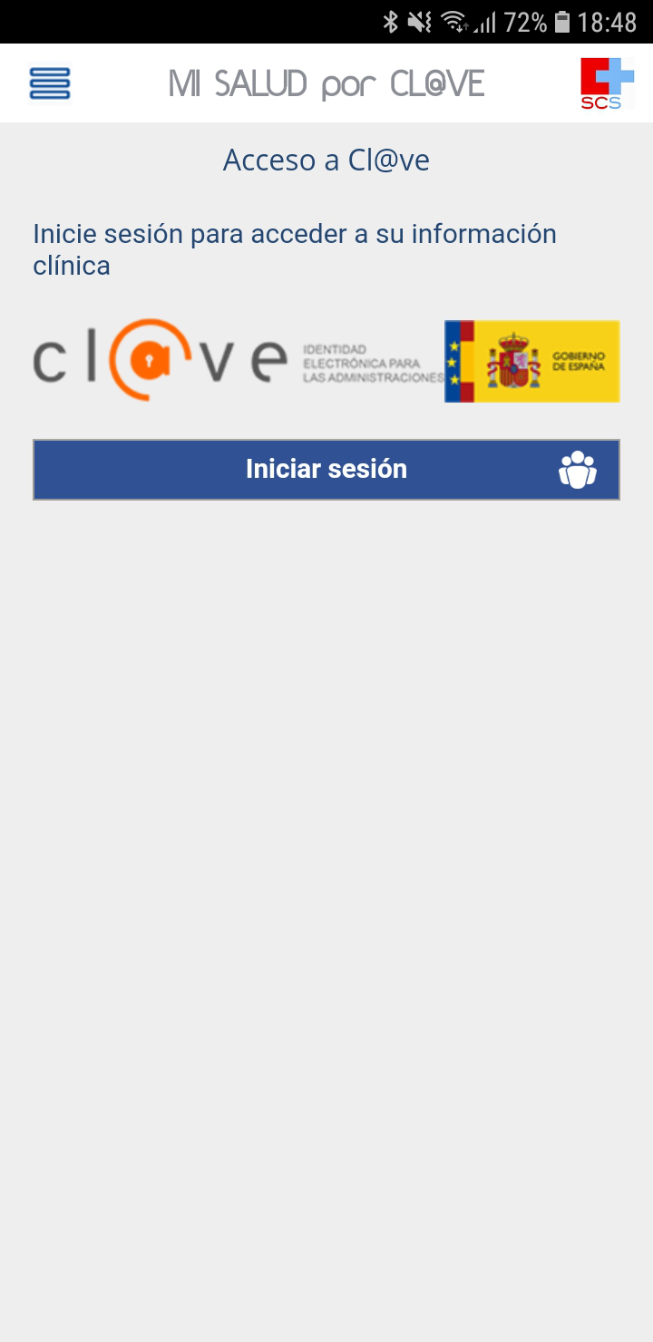 App Servicio Cantabro de Salud